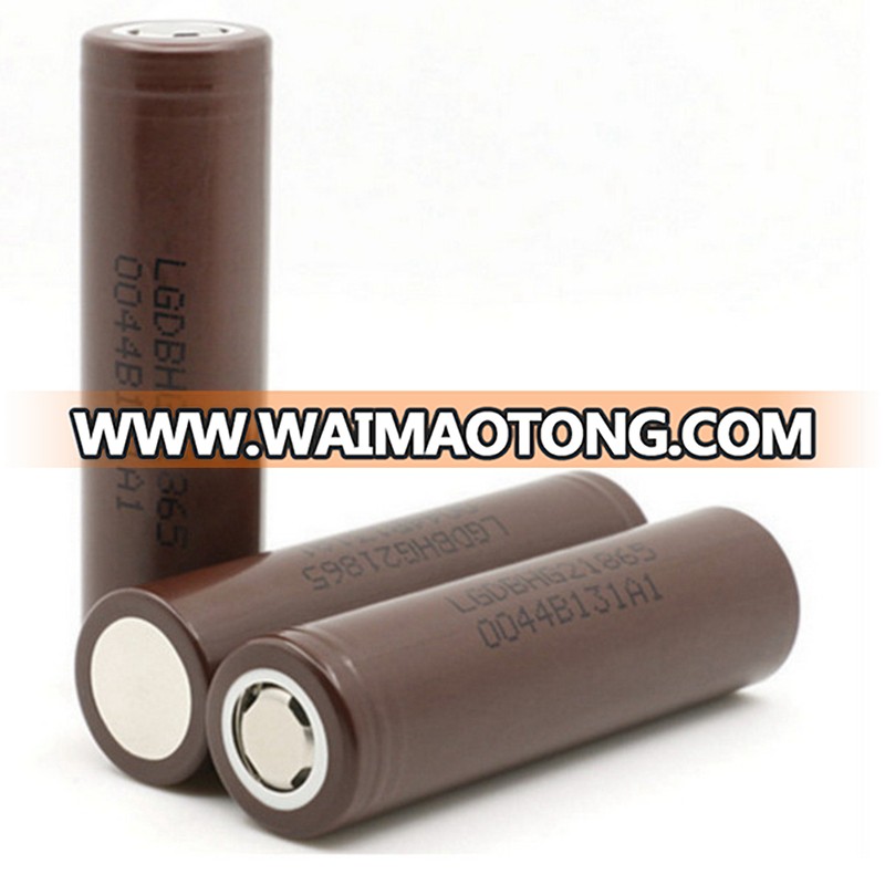 Li-ion Battery Powerbank Electronic Cigarette Rechargeable Battery HG 2 18650 Battery 3000mAh 35A Large Current