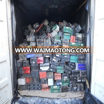 Drained lead acid battery scrap